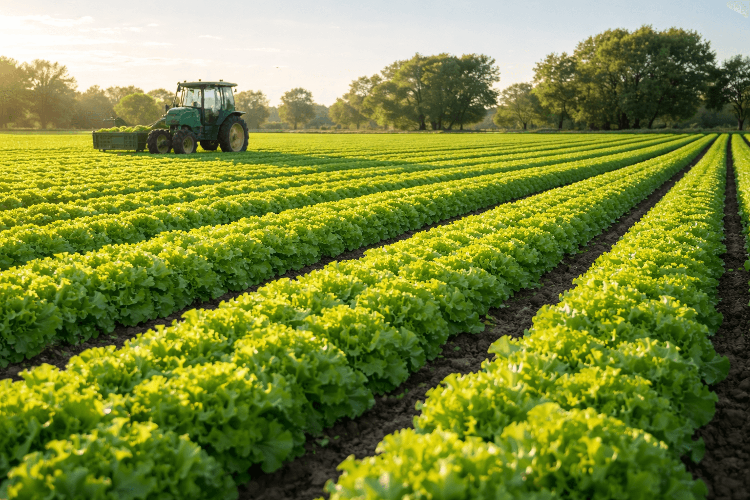 Поле с урожаем